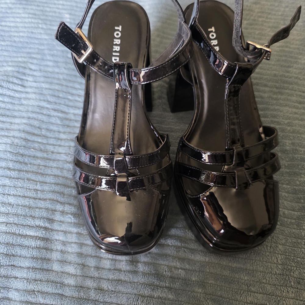 Torrid Black Patent Leather Heels